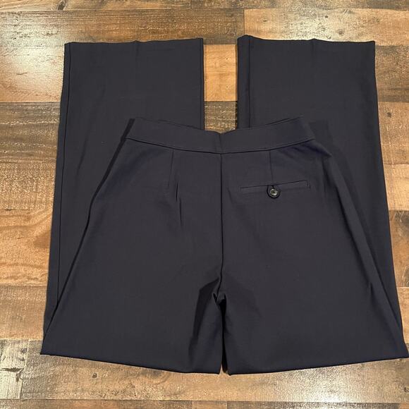 SPANX Perfect Pant High Rise Wide Leg Classic Solid Navy - Picture 7 of 11
